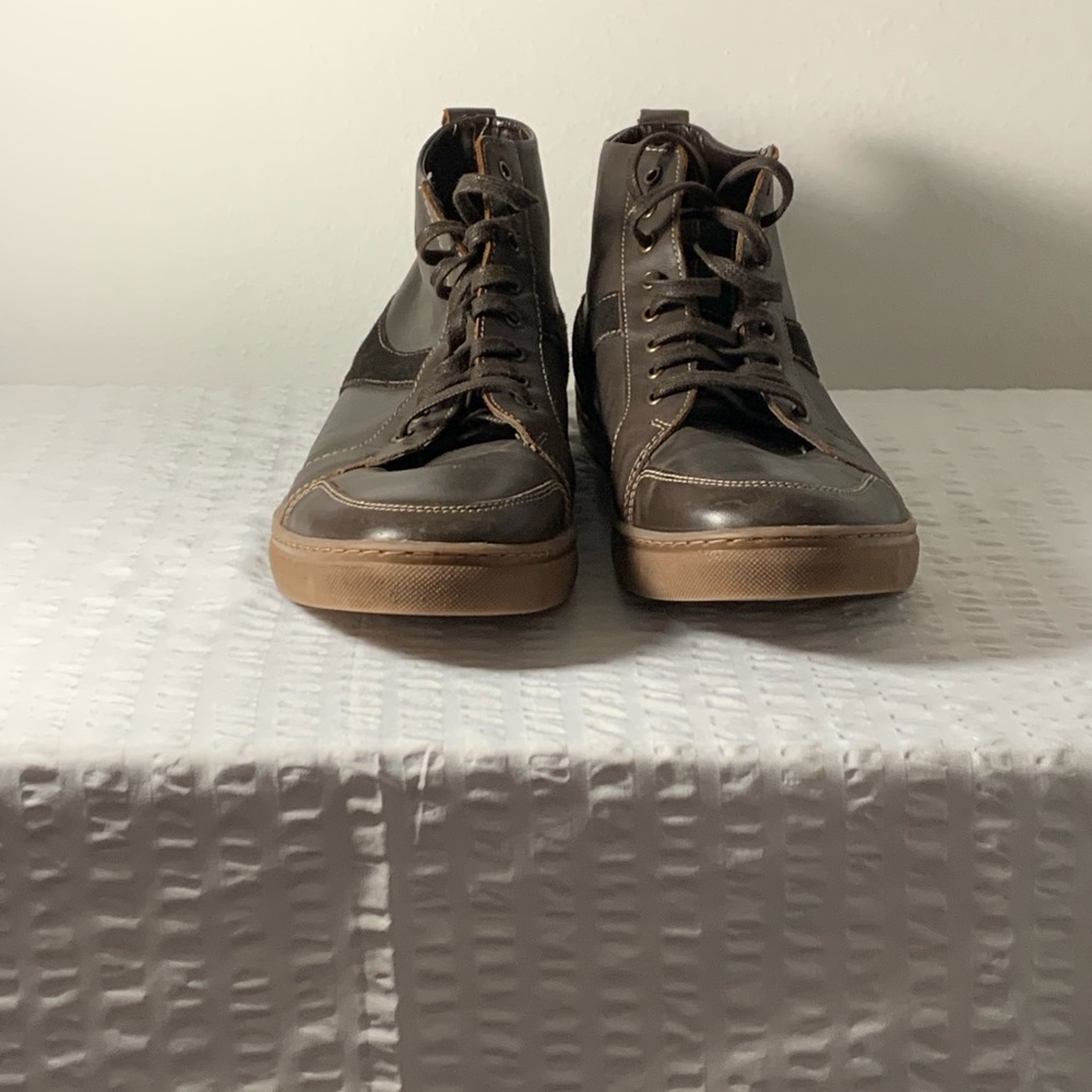 Stacey Adams Winchell Moc Toe Boot In Brown. Size 12.